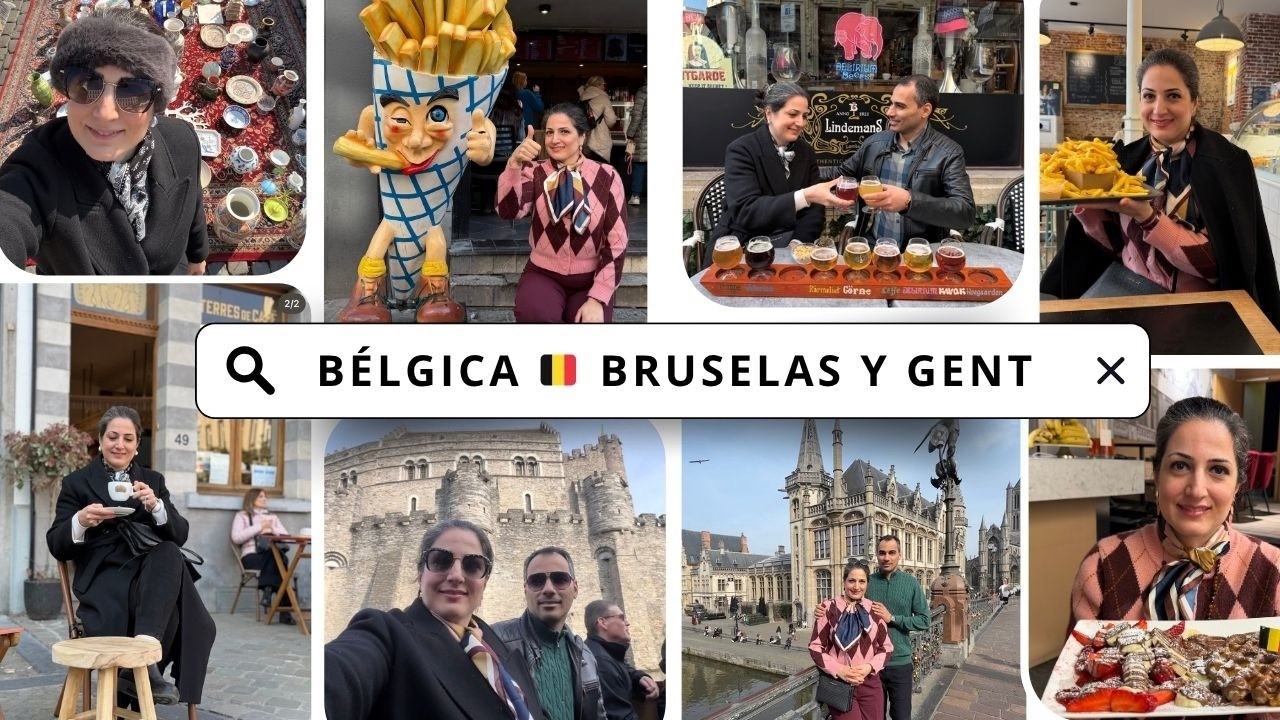 &iexcl;VIAJAMOS A B&Eacute;LGICA! 🇧🇪 4 D&iacute;as en Bruselas y Gante + &iexcl;Nos estafaron con un Waffle! 💸