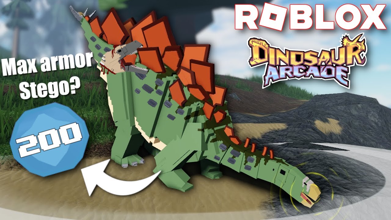 Max Armor Stegosaurus? | ROBLOX Dinosaur Arcade
