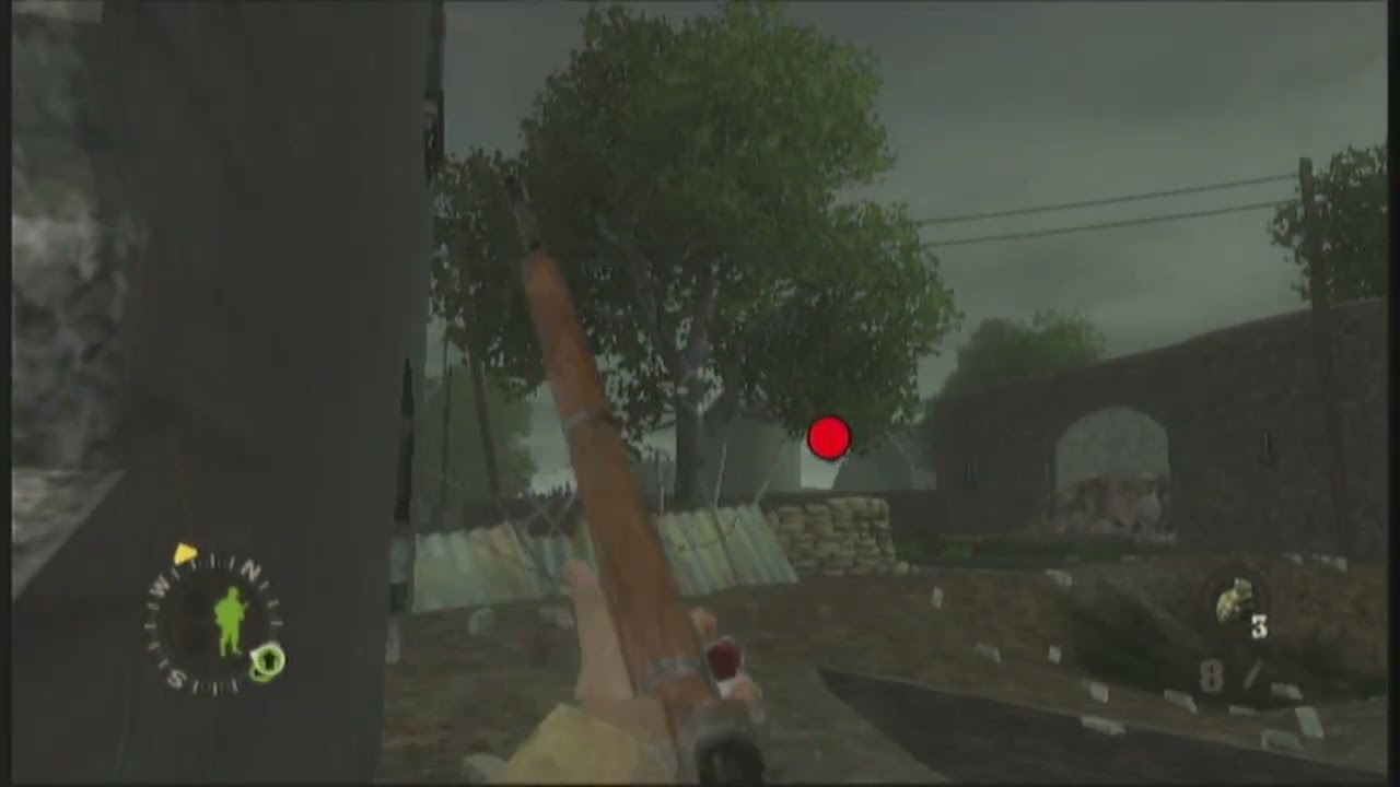 18. Right behind you. Brothers in Arms in 4K Earned in Blood on XBOX Original.