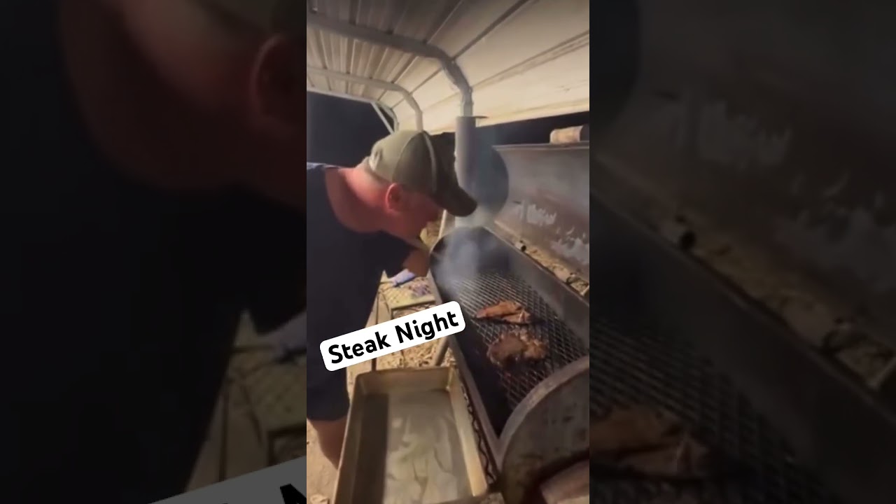 Steak Night at the Camp #grilling #steak #outdoorcooking