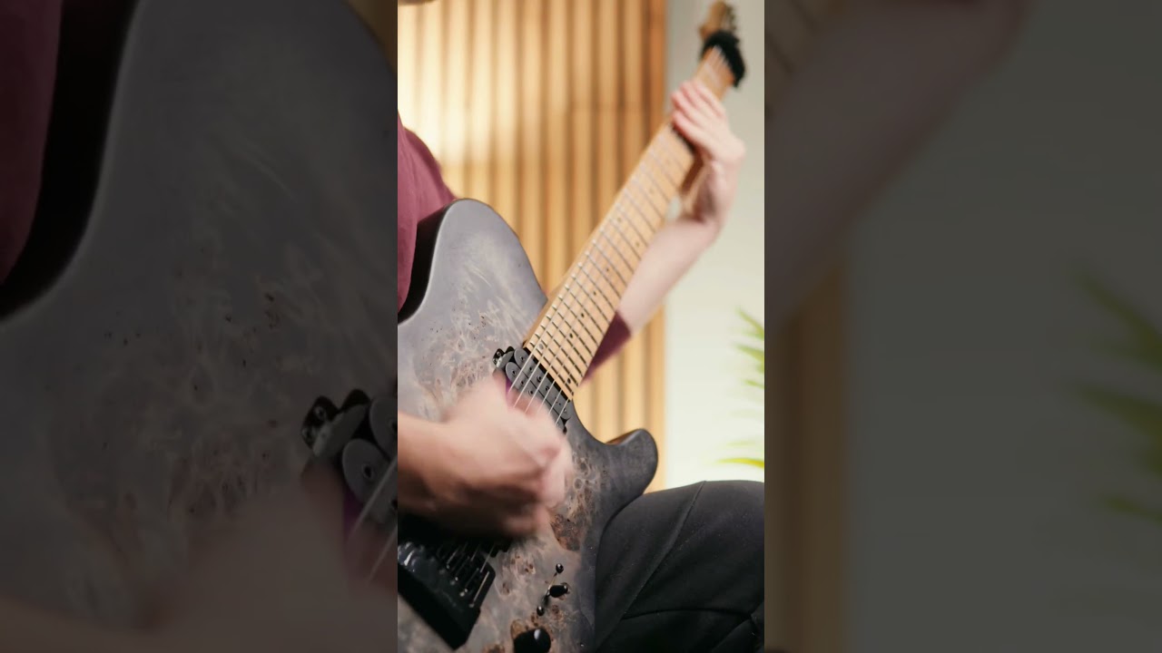 Baritone VS 8 String! #newriff #guitarplaying #guitarriff #metal #guitarist #8string #baritone