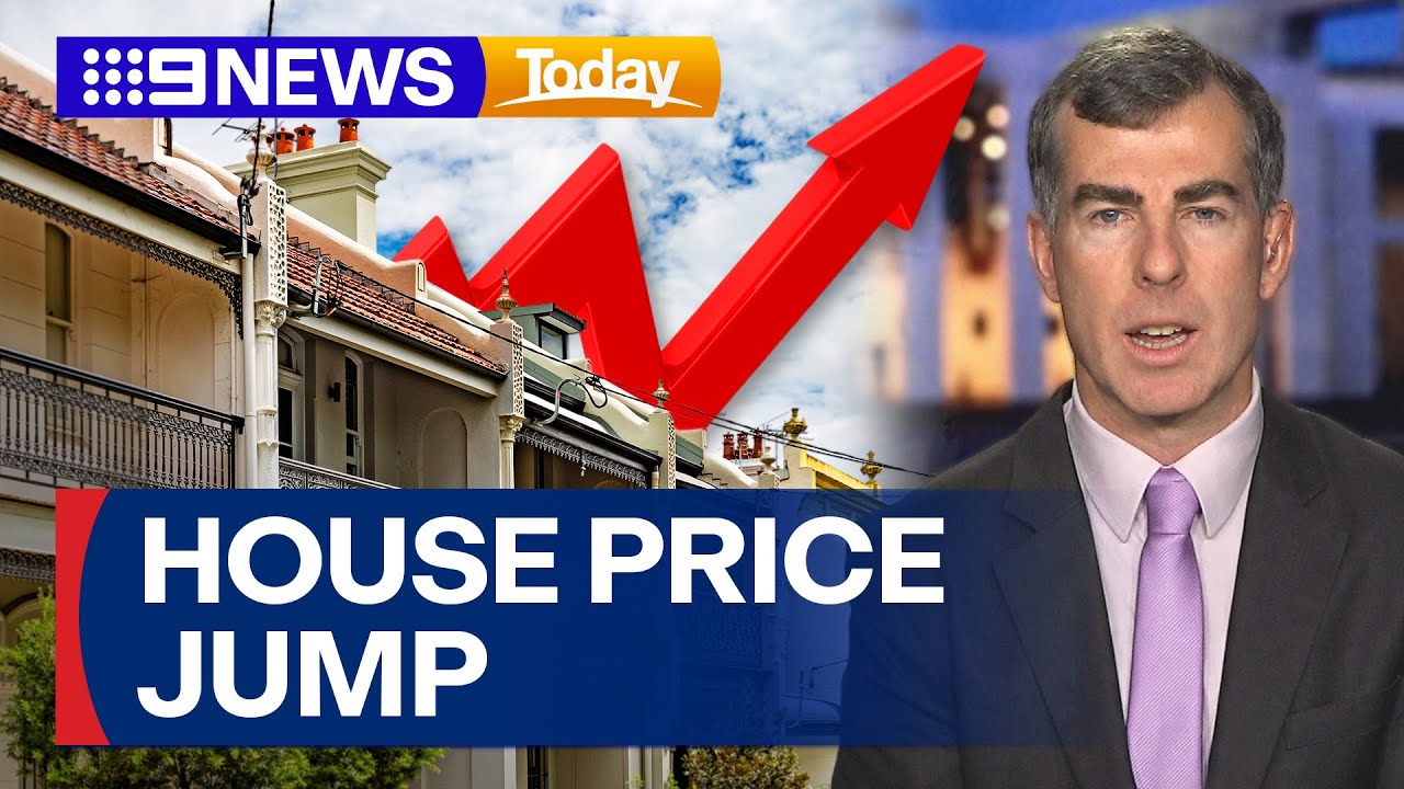 House prices jump six per cent in 2025 alone | 9 News Australia