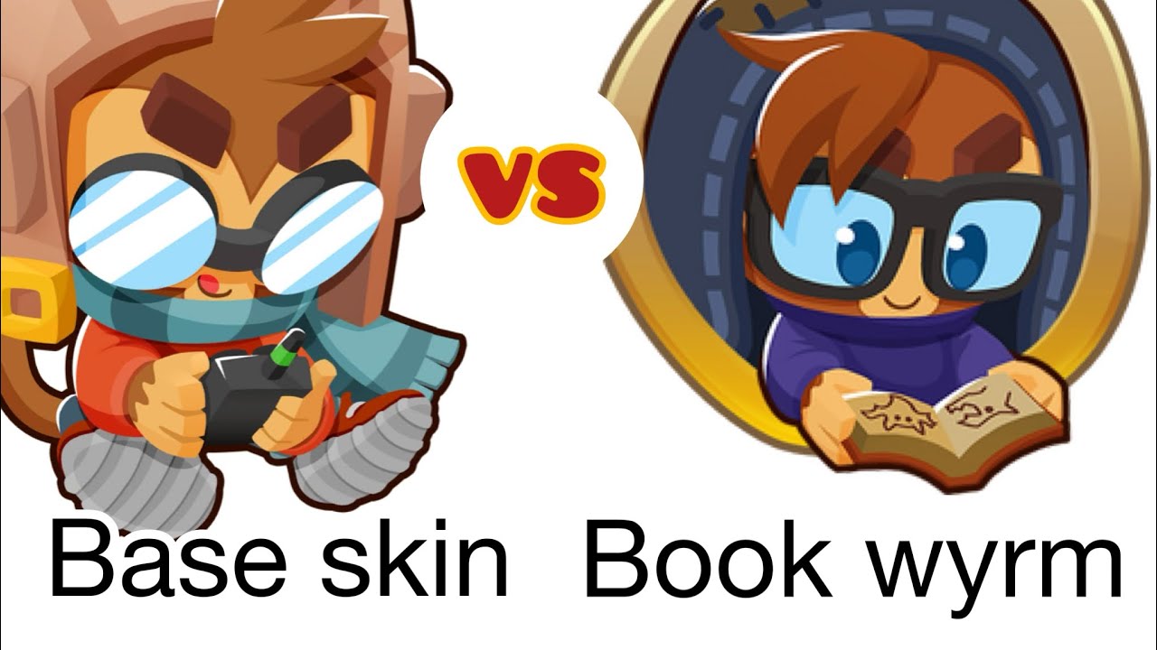 BTD6 | Etienne&rsquo;s base skin vs his *NEW* Book wyrm skin