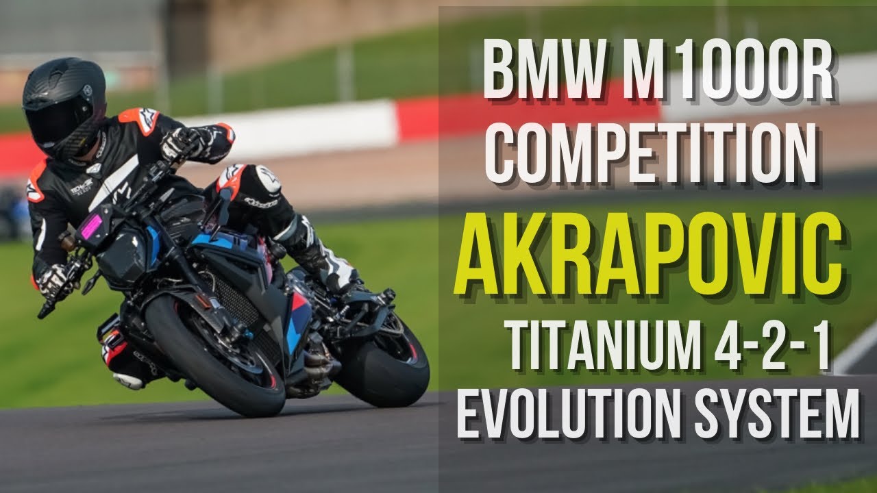 Титановая выхлопная система Akrapovic для BMW M1000R | Комплект для трек-дней