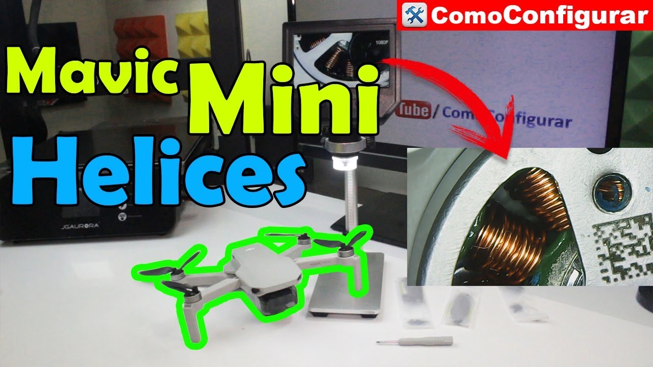 Mavic Mini Como Cambiar las Helices paso a paso - Mejor Mini Drone 2020
