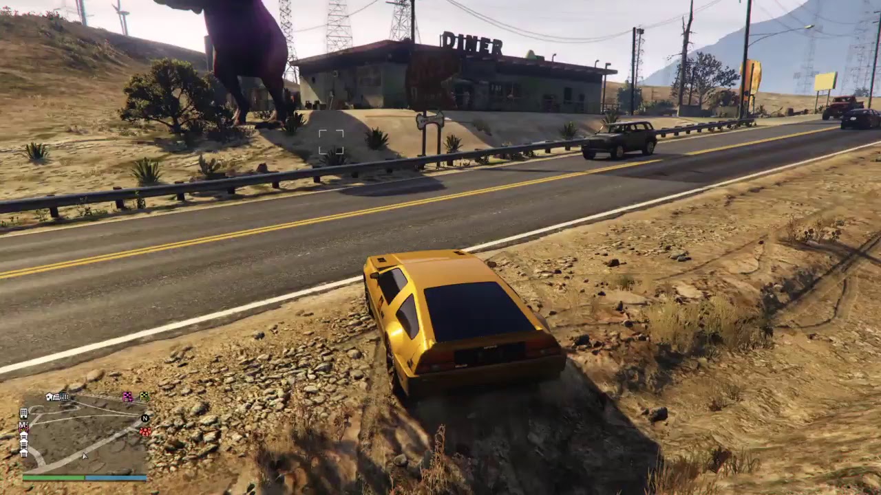GTA Online, Broken Bottle, by Trailer behind Rex's Diner, Davis Quartz, Ron Alternate's Wind Farm