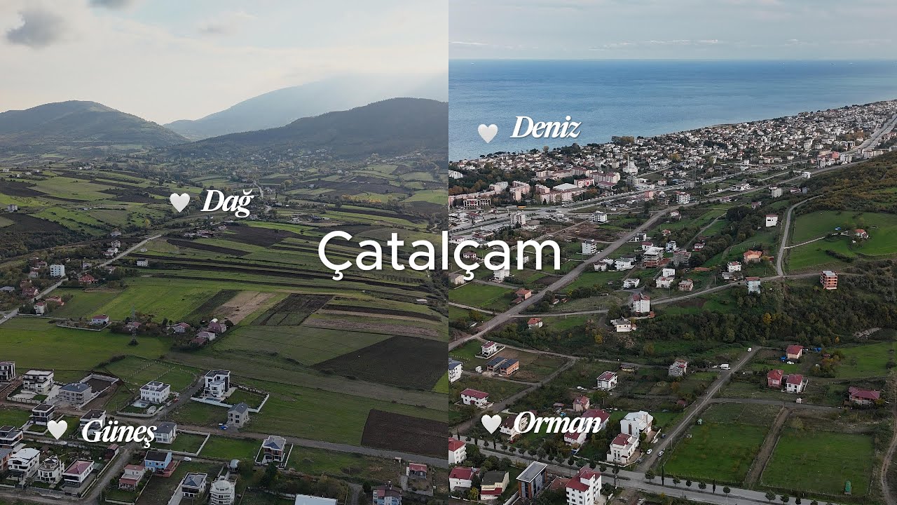 Atakum Çatalçam Mevkii…Sonbahar Günlükleri…Drone Manzaraları… (DJI Mini4 Pro Footage - Sea Views)