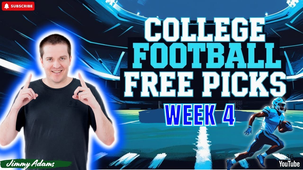 College Football Week 4 Picks and Predictions! CFB Best Bets and Free Picks This Weekend!