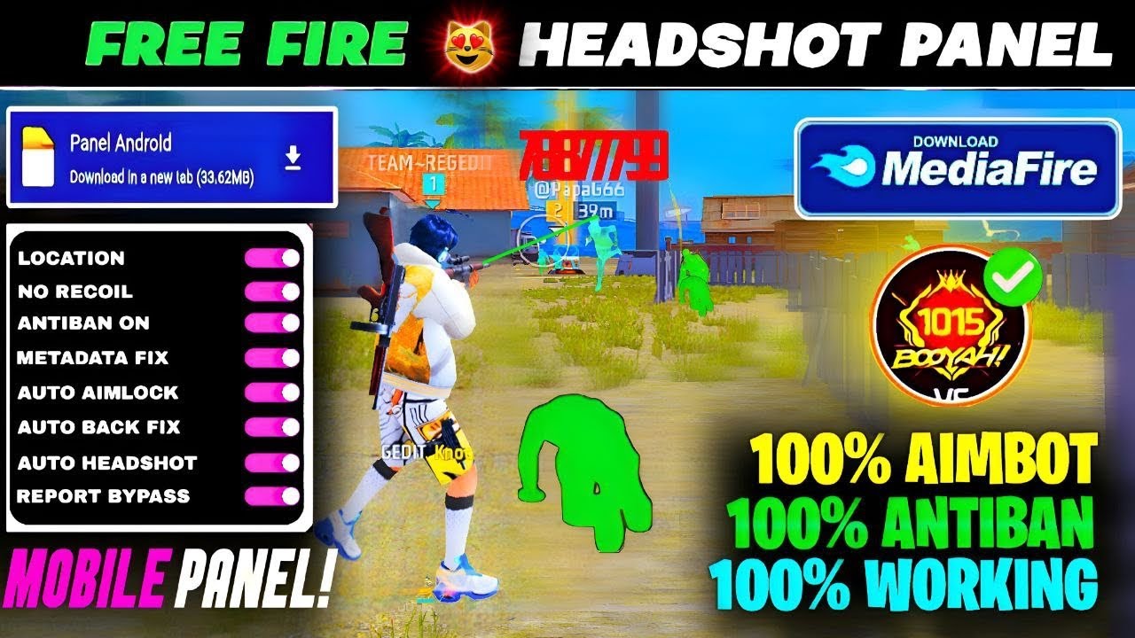 Free Fire Auto Headshot Config File🎯🌠 Macro Aimbot + No Recoil Regedit ‼️ Antiban VIP Script 👽