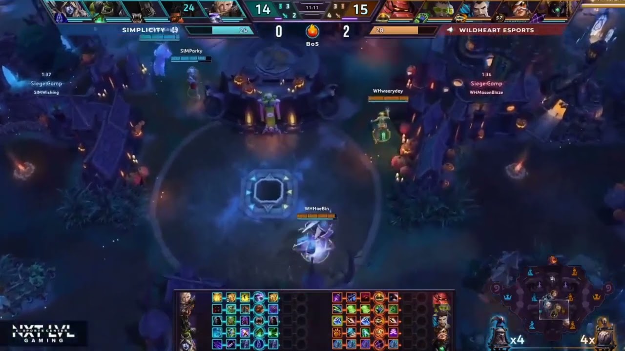 HeroesCCL Simplicity vs. WildHeart Esports Casting Highlight