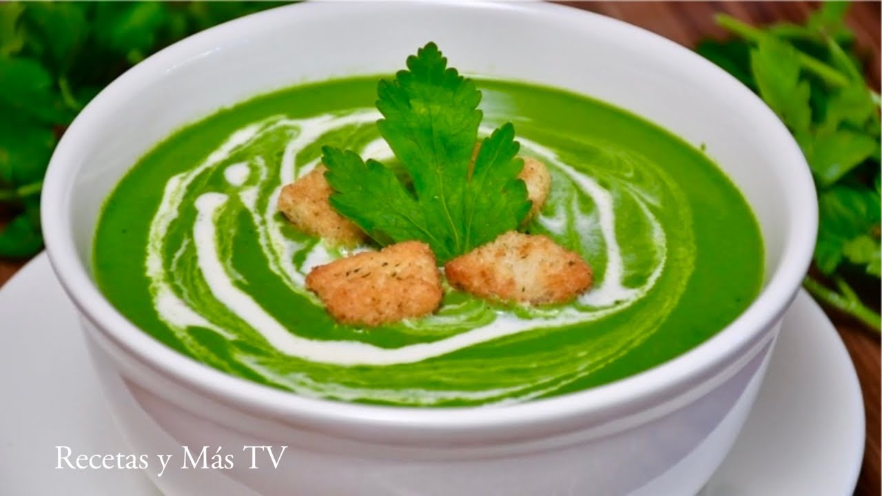 Crema de Espinacas una receta Nutritiva y Deliciosa