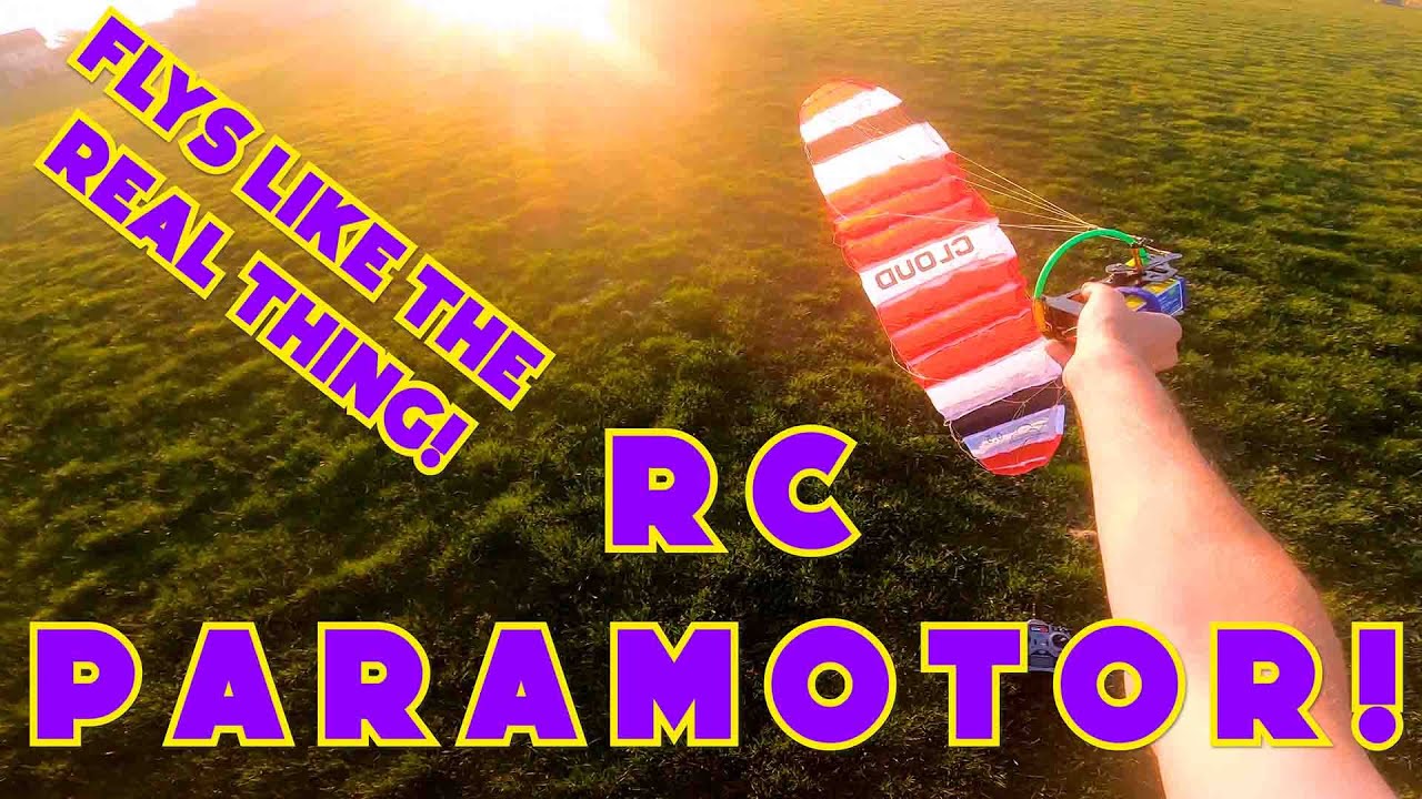 IT IS ALIVE! We build an RC Paramotor for the 1st time. We didn't burn it up, and it FLYS!