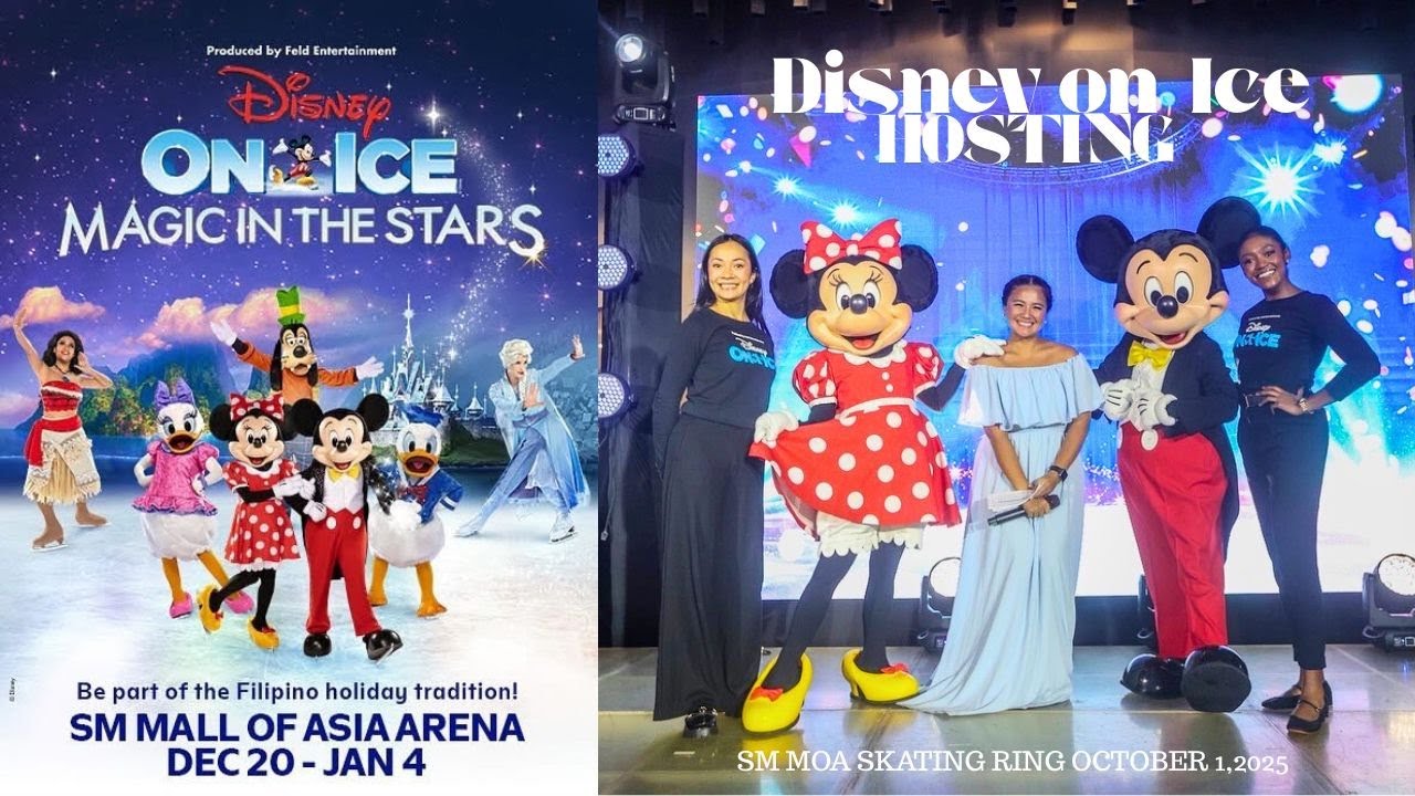 ✨ Disney On Ice в SM Mall of Asia Arena | Мечта сбылась ❄️🎤