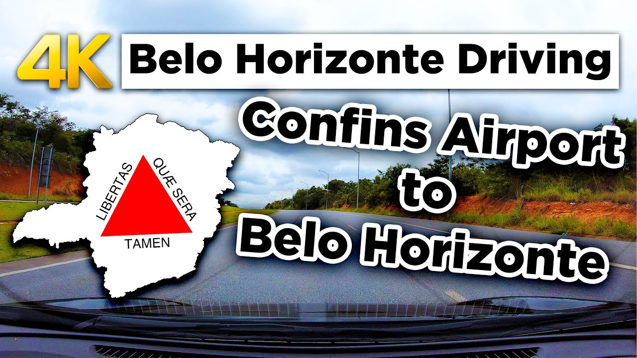 🚗Brazil, Driving from Confins Airport to Belo Horizonte / MG 2020 (4k Ultra HD 60fps)