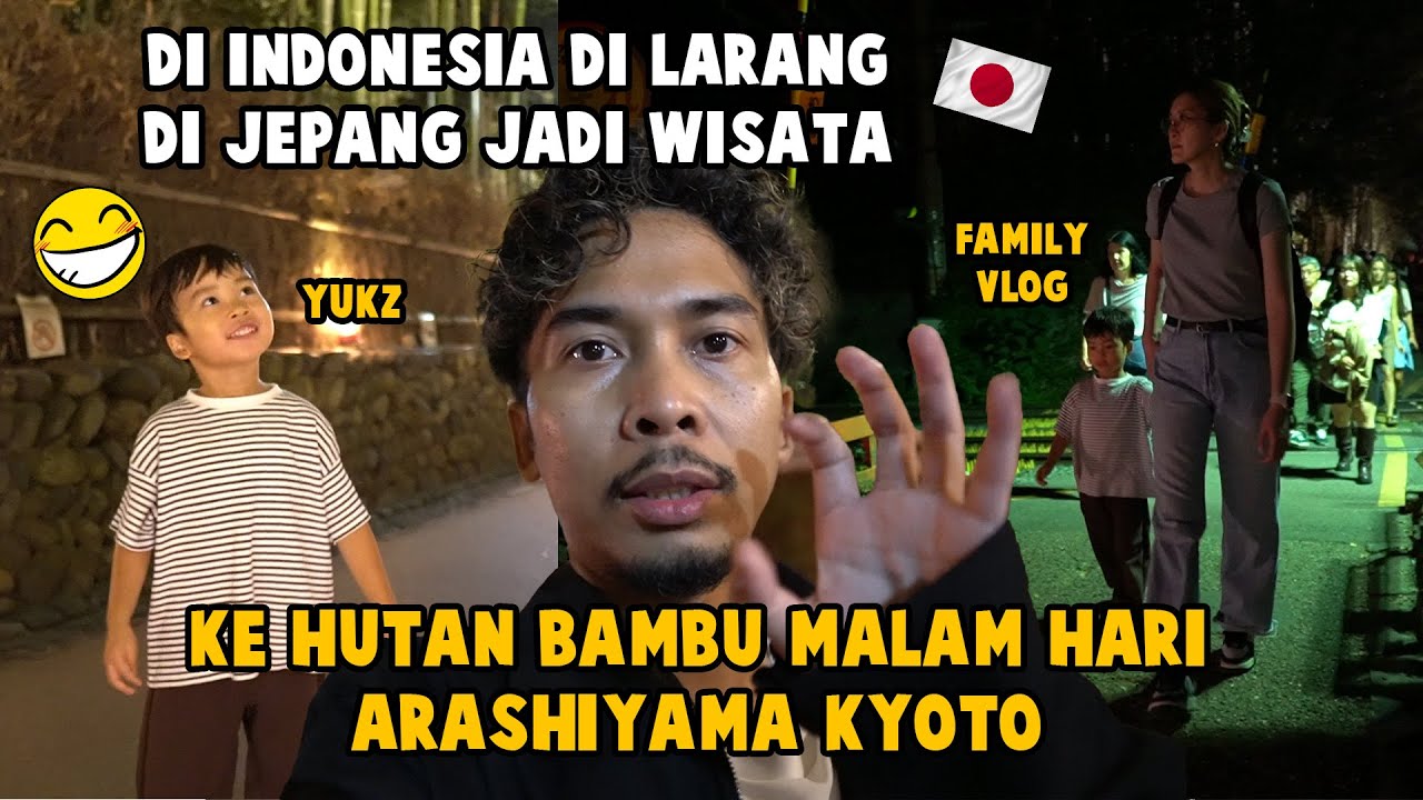 KE HUTAN BAMBU KYOTO MALAM HARI ! SANTUY AJA 