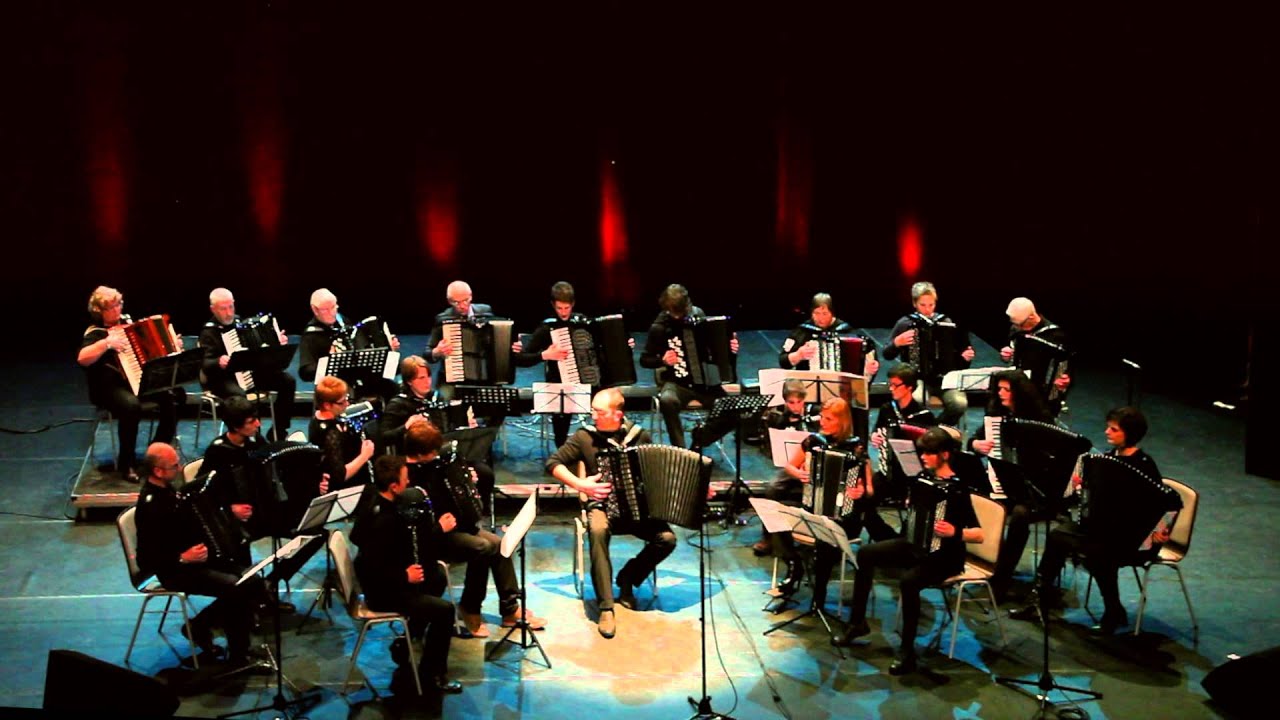 Accordeonorkest - Akkordeonorchester  - Ludo Mariën - Boëllmann Suite Gothique - Accordion music