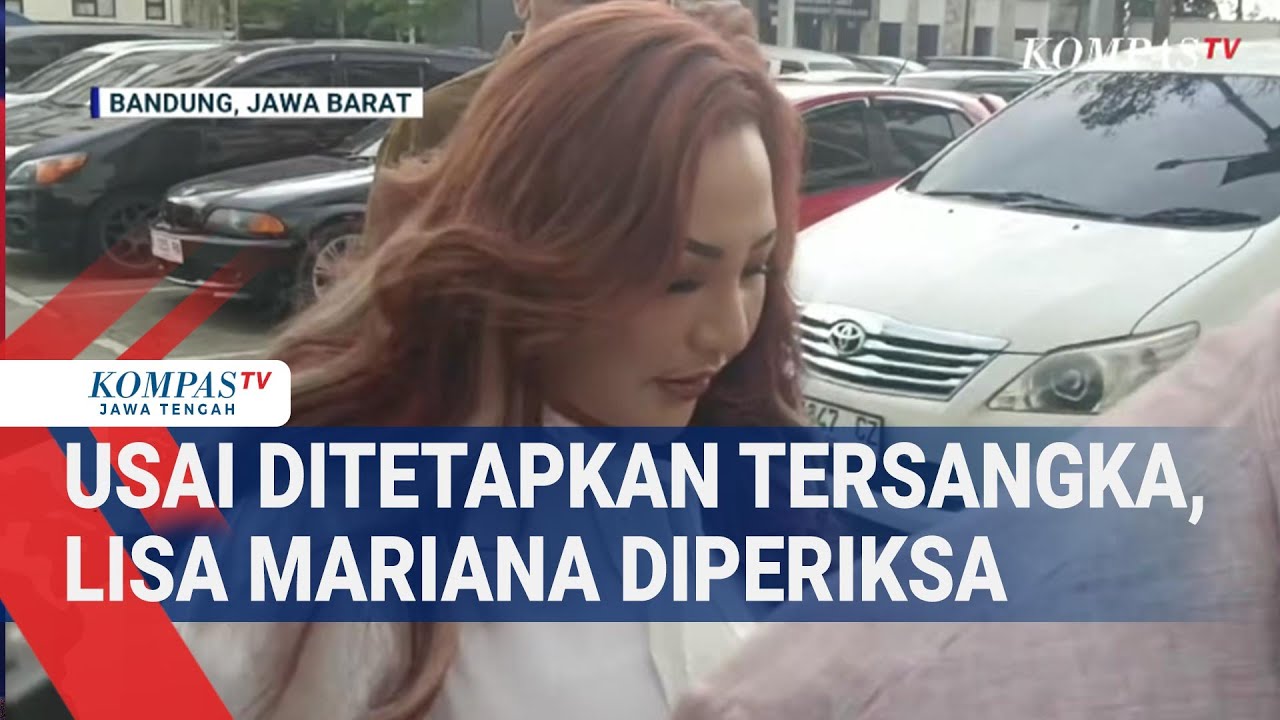 Usai Ditetapkan Tersangka, Lisa Mariana Diperiksa Polda Jabar
