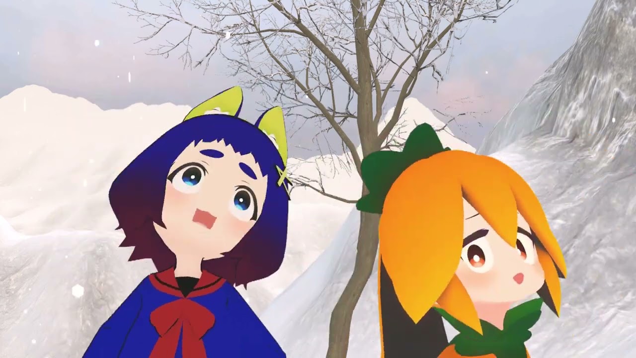 【VRChat】こんちゃんなすちゃんの冬（V）