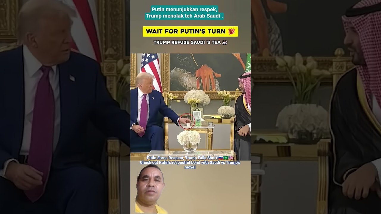 Putin Earns Respect, Trump Falls Short!Check out Putin's respectful bond with Saudi vs Trump's move!