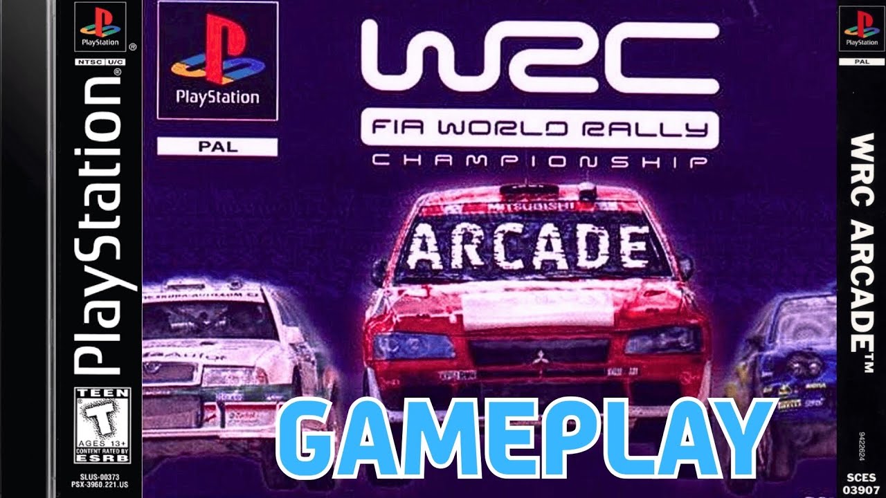 WRC: FIA World Rally Championship Arcade (2002) Sony PlayStation 1 PSX Gameplay