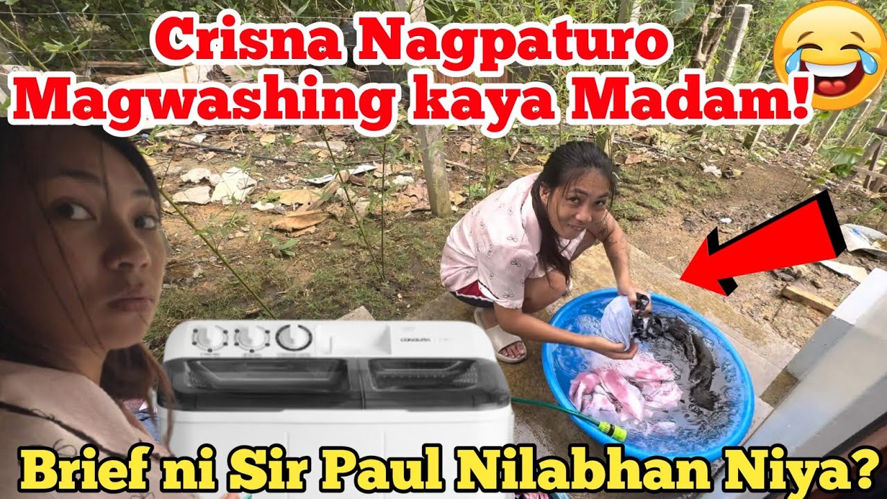 Hala!🤣Crisna Nilabhan ang Brief ni Sir Paul?😲 | Tinuruang Mag-washing ni Madam!😁