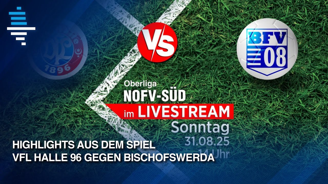 NOFV-Oberliga Süd: Highlights vom Spiel VfL Halle 96 gegen Bischofswerda