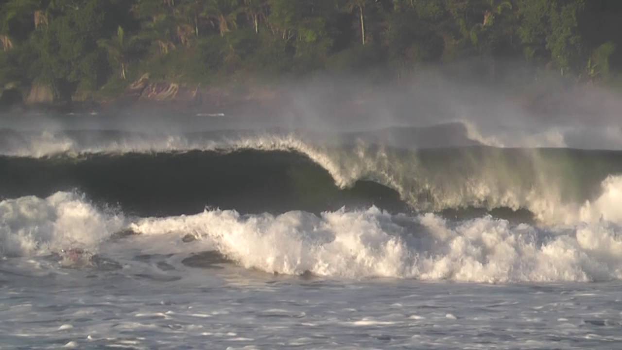 Ondas Guarujá Praia do Tombo - Julho 2016