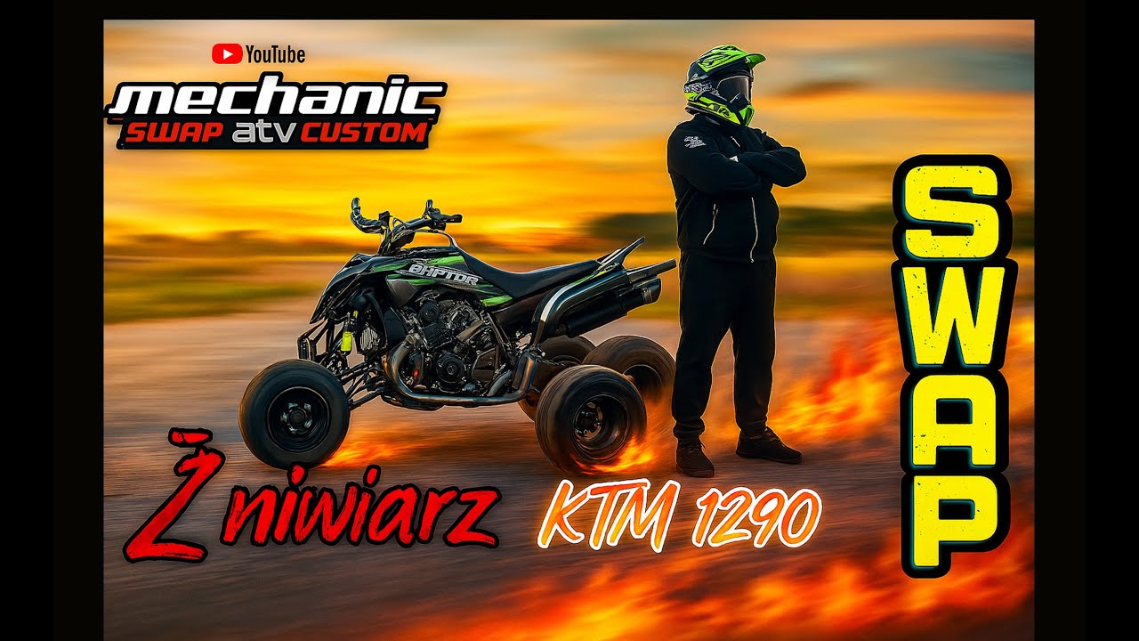 Żniwiarz 👹 👿 SWAP Legion! 💥 KTM 1290 Adventure 👿 🌪🔥 Made by Mechanic ATV #atv #quad #atvriders