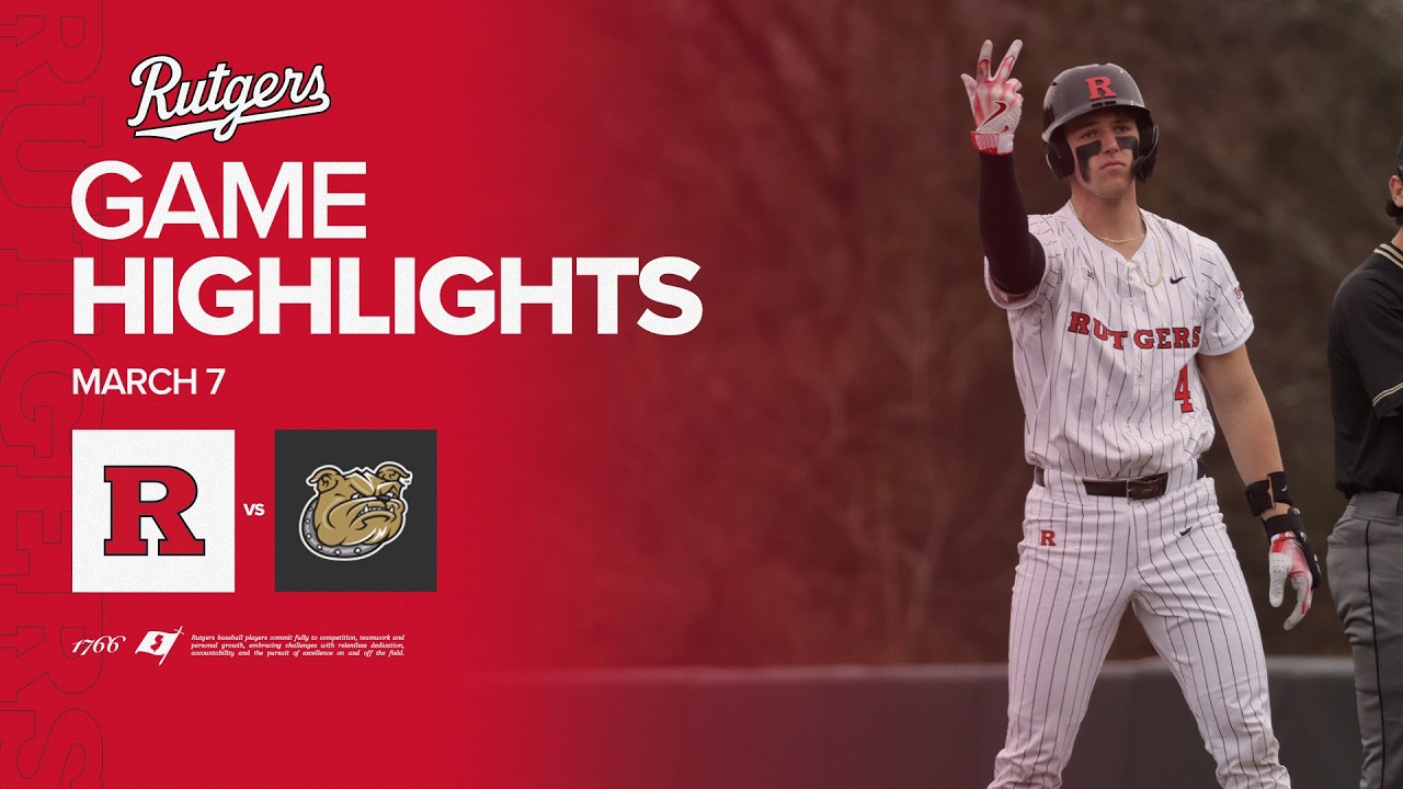 Rutgers Baseball vs. Bryant Highlights | 3/7/2026