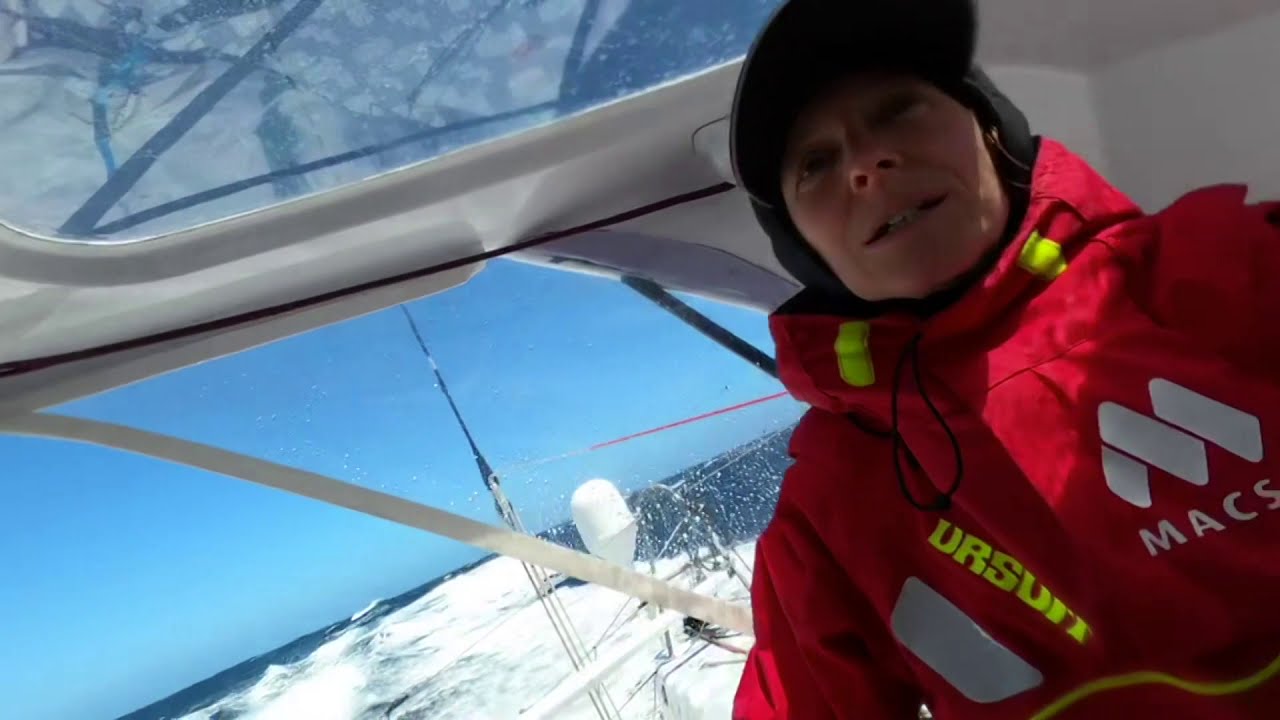 Vend&eacute;e Globe 2020 - Isabelle Joschke au passage du Cap de Bonne Esp&eacute;rance