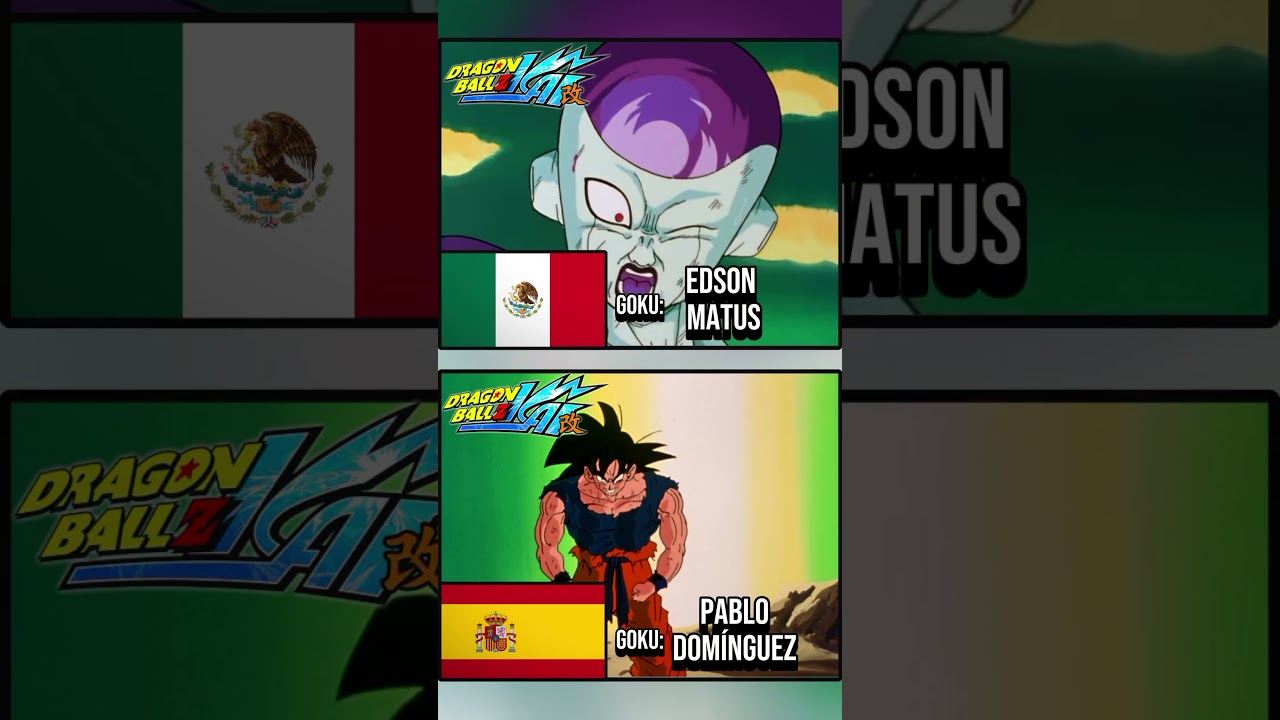 Goku | Comparaci&oacute;n de Doblaje Latino y Castellano | Dragon Ball z Kai #dragonball #dragonball