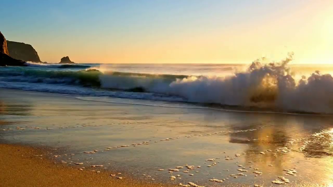 Ocean Surf Sounds Only — Tropical Coast Ambience