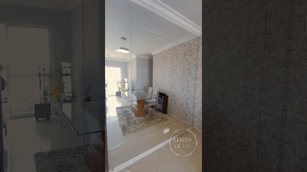 Espelho Personalizado: O Revestimento de Parede Perfeito para Salas Modernas ✨🏠#saladeestar