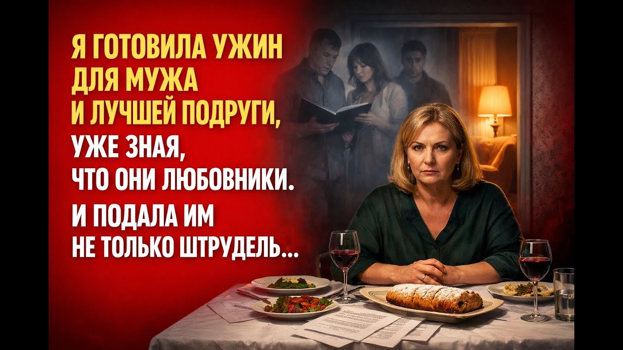 Я готовила ужин для мужа и лучшей подруги, уже зная, что они любовники  И подала им не только...