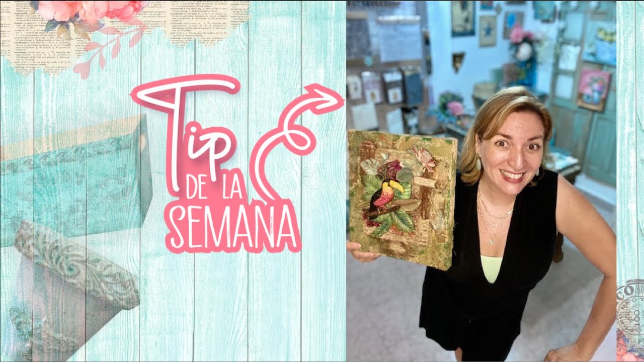 Tip de la semana: Como utilizar papel doble cara de Stamperia