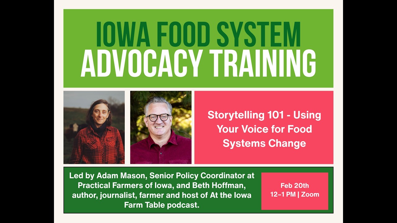 Storytelling 101: Using Your Voice for Food Systems Change