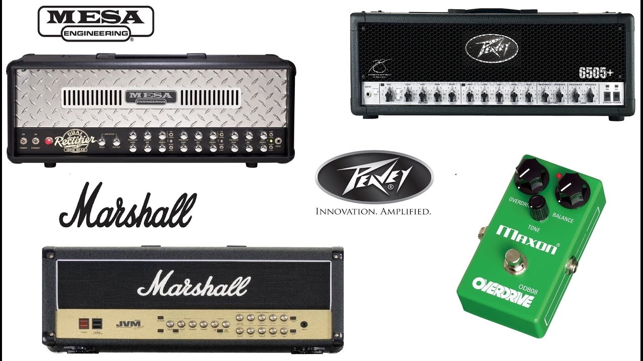 Mesa Boogie vs Peavey Vs Marshall ( Real amps - No VST )