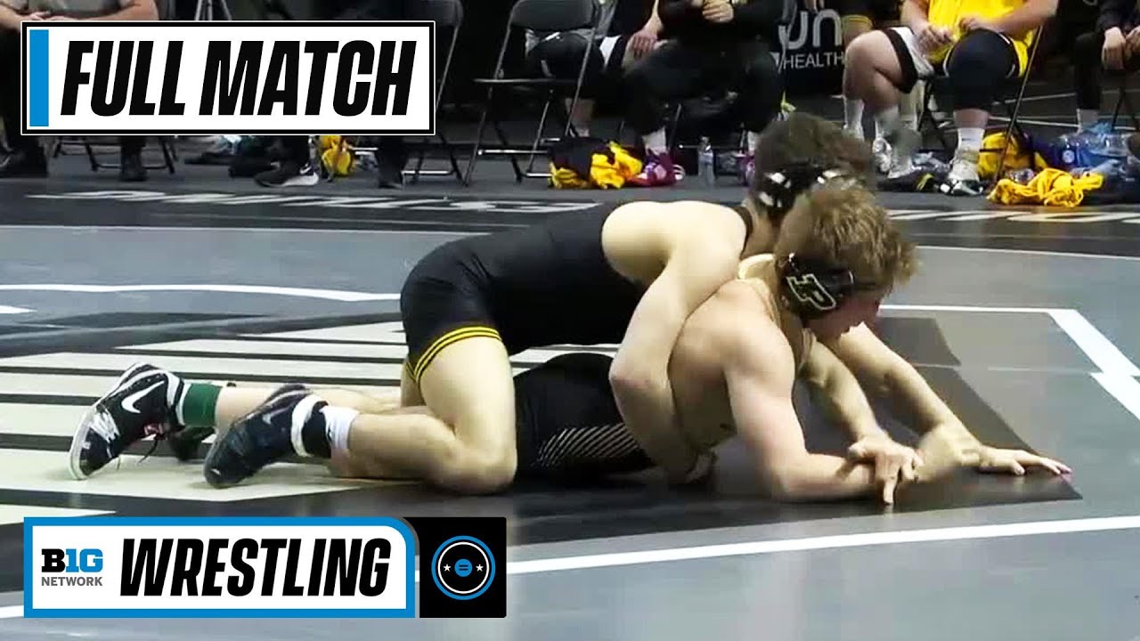133 LBS: #4 Austin DeSanto (Iowa) vs. Jacob Rundell (Purdue) | 2021 B1G Wrestling