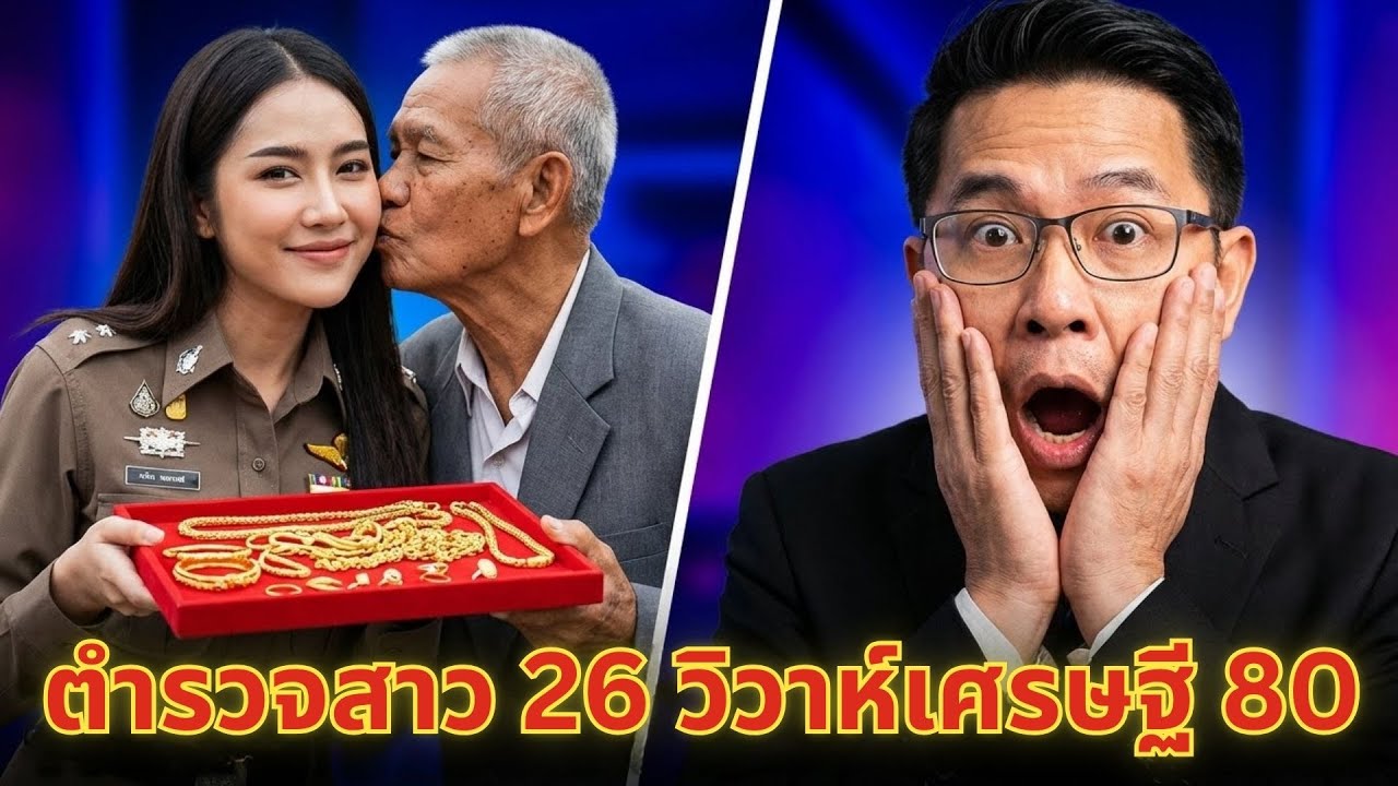 น้ำตาเมียเด็ก! แต่งงานชายวัย 80 ถูกสังคมตราหน้า "ขุดทอง" สามีปกป้องจนลมหายใจสุดท้าย