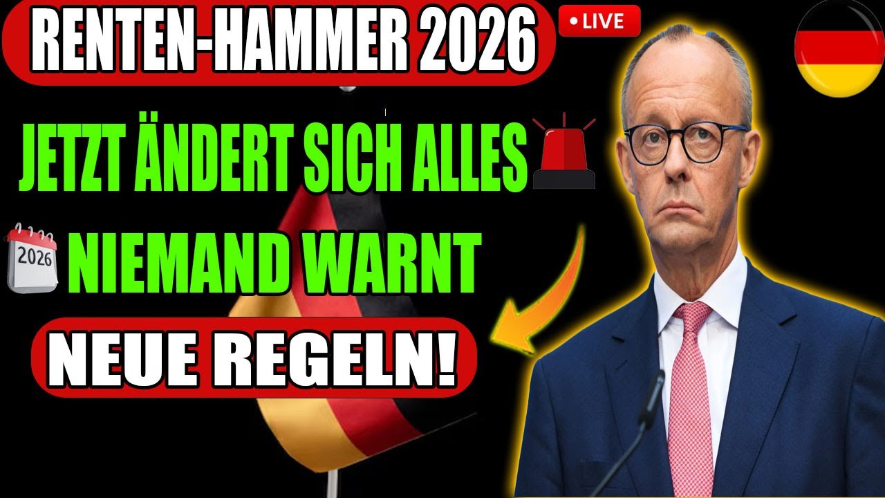 🚨 Rentenreform 2026: Neue Regeln f&uuml;r die deutsche Rente &ndash; Millionen betroffen!