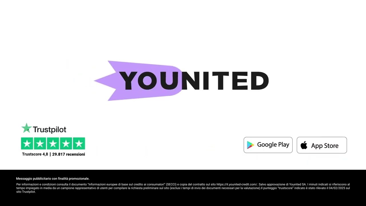 📺 Spot TV YOUNITED 2025 | Prestito Younited: richiedilo online in soli 3 minuti!