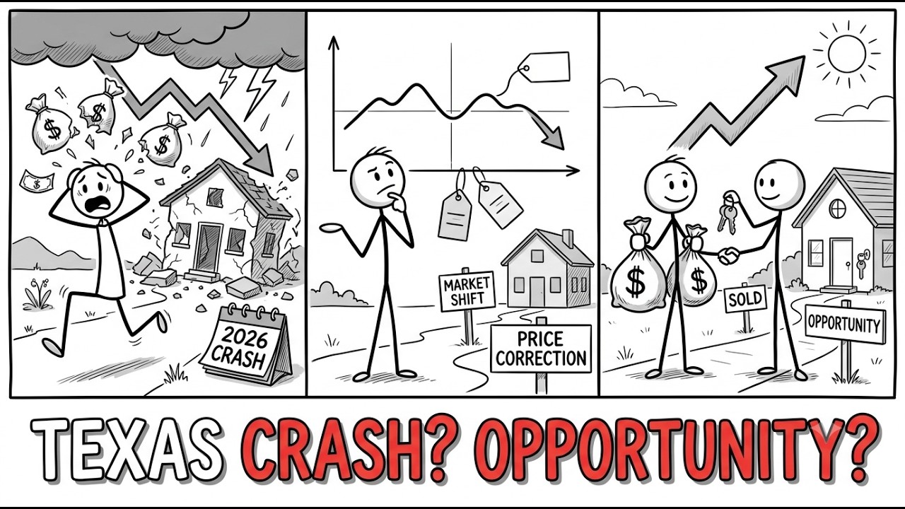 🚨 Texas Housing Market 2026: Crash, Correction or Buying Opportunity?!
