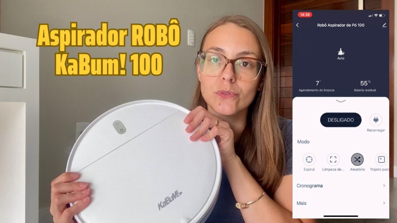 Avaliação do ROBÔ ASPIRADOR KaBuM! Smart 100