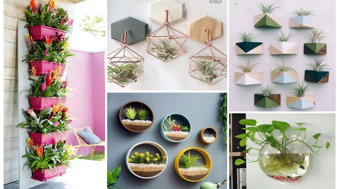 VASO DE PAREDE 🌿 +59 Ideias para se inspirar