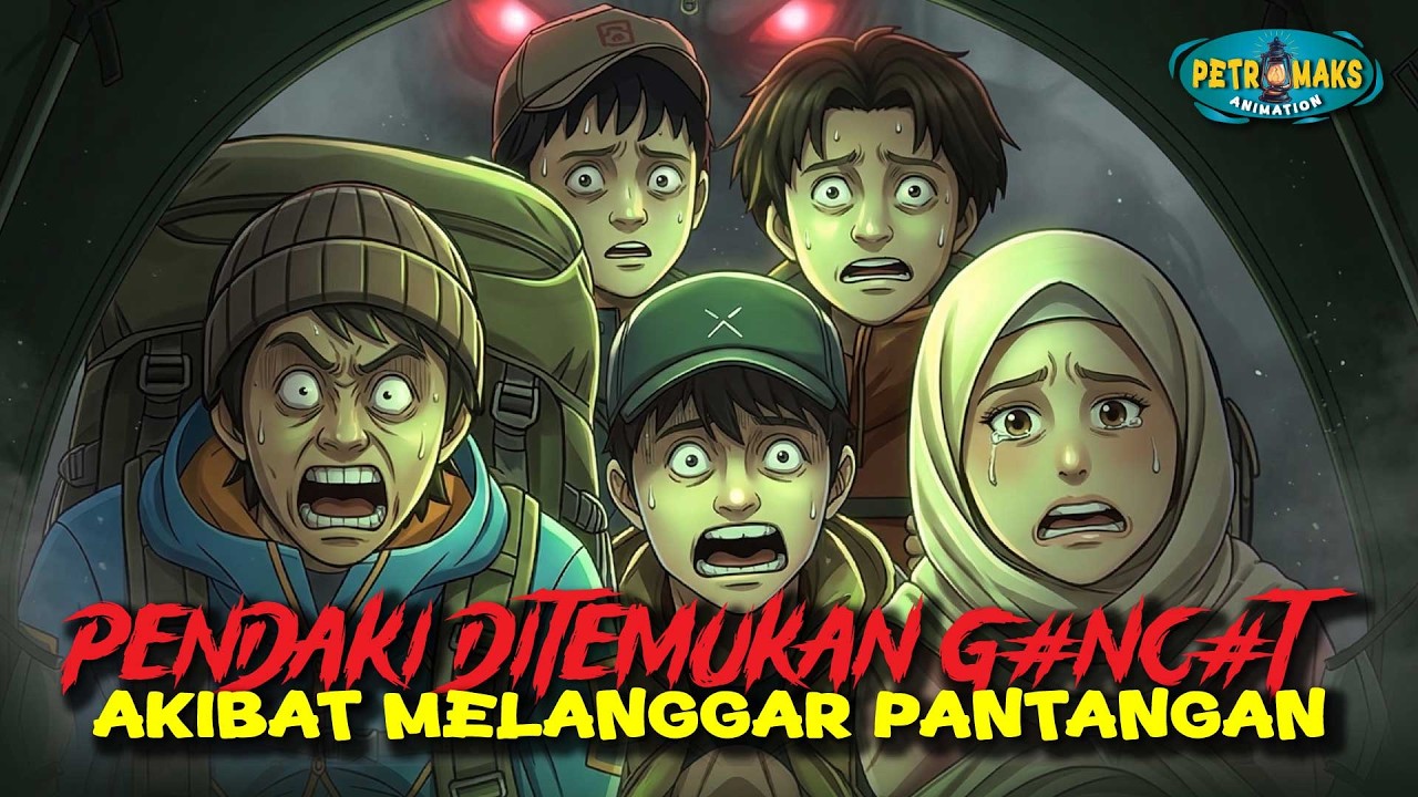 Tragedi Pendaki Melanggar Pantangan: Pasangan Ditemukan Membatu di Gunung #animasiazab #kisahhoror