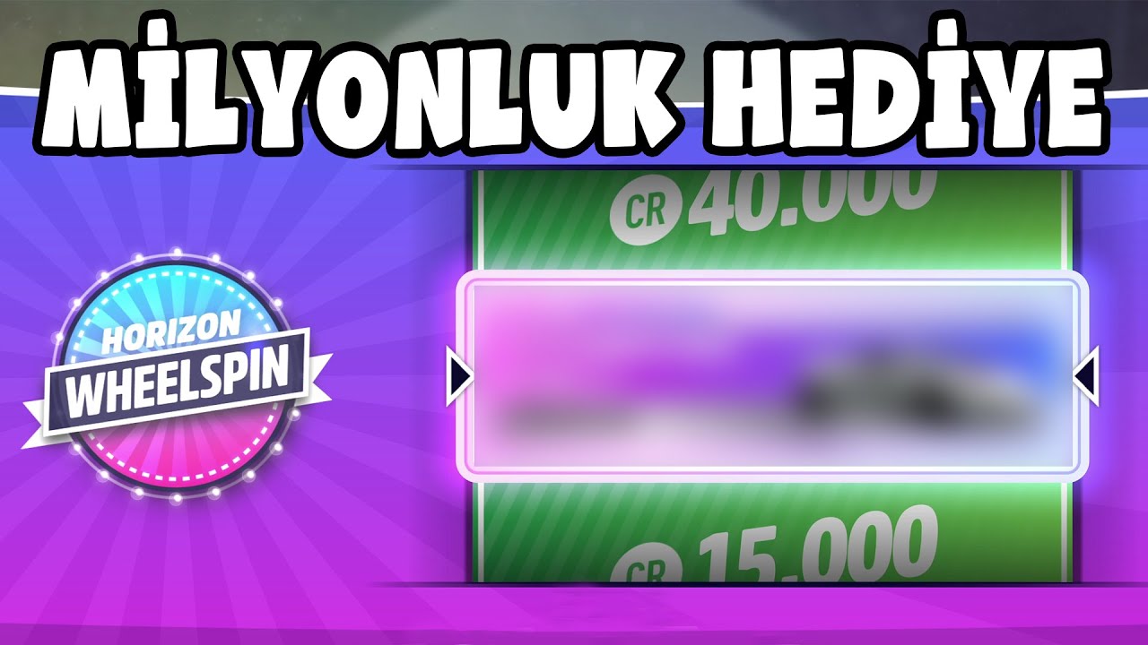 36 Şans Çarkı Çevirip Çıkan Tüm Arabaları Hediye Ettim | FH5