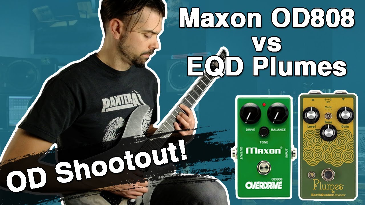 Maxon OD808 vs EarthQuaker Devices Plumes SHOOTOUT | Classic vs Modern Overdrive Battle