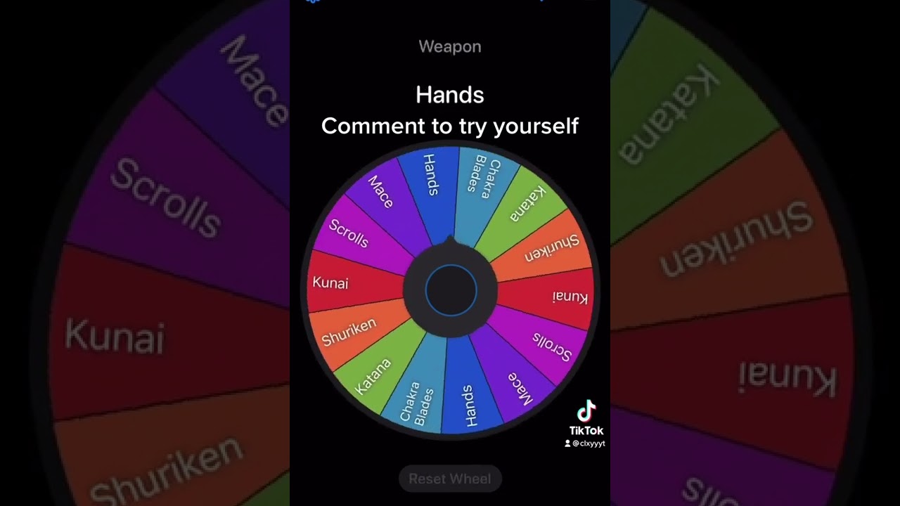 I Made My Own Naruto Character (Wheel Edition)