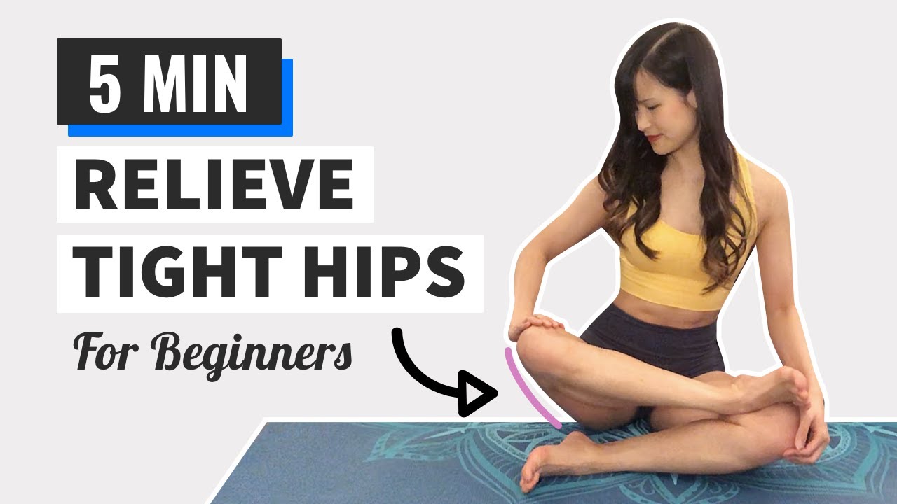 5 Min Stretch Easy Hip Stretches for Beginners (Follow Along)