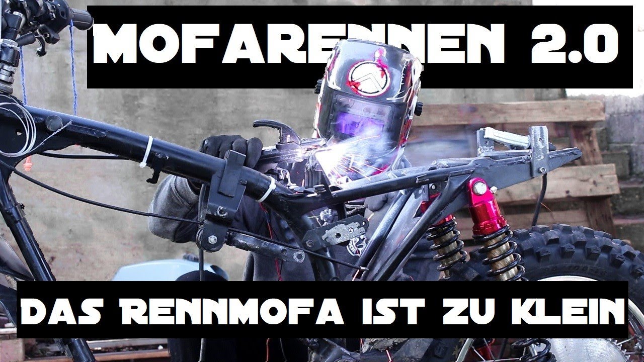 Auspuff und Rahmen bearbeiten - Mofarennen Teil 2 - Zündapp Cs 25 Tuning